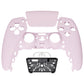 eXtremeRate Replacement Front Housing Shell with Touchpad Compatible with PS5 Controller BDM-010/020/030/040/050 - Cherry Blossoms Pink