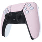 eXtremeRate Replacement Front Housing Shell with Touchpad Compatible with PS5 Controller BDM-010/020/030/040/050 - Cherry Blossoms Pink