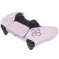 eXtremeRate Replacement Front Housing Shell with Touchpad Compatible with PS5 Controller BDM-010/020/030/040/050 - Cherry Blossoms Pink