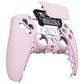 eXtremeRate Replacement Front Housing Shell with Touchpad Compatible with PS5 Controller BDM-010/020/030/040/050 - Cherry Blossoms Pink