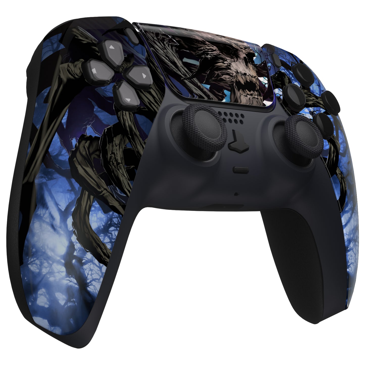 eXtremeRate Replacement Front Housing Shell with Touchpad Compatible with PS5 Controller BDM-010/020/030/040/050 - Glow in Dark - The Awakening of the Earth Lord