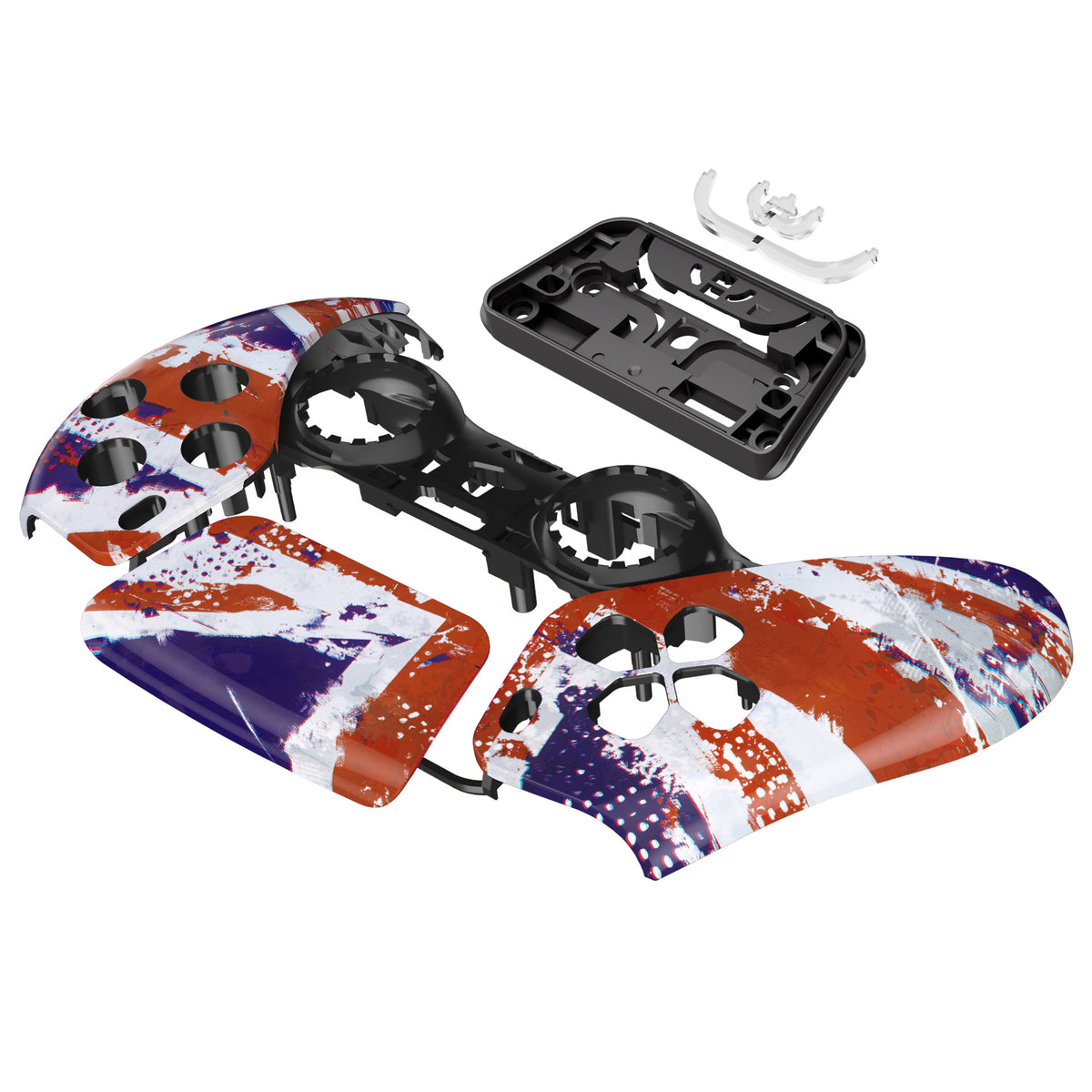 Edge Shell Ps5 Edge EXtremeRate Darkness Falls Front Housing Shell With Touchpad ...