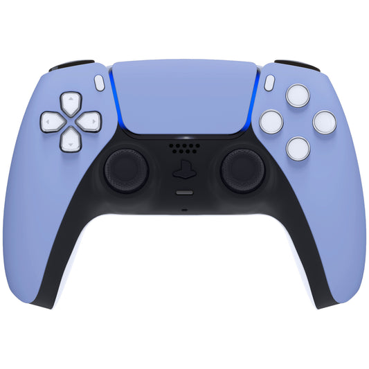 eXtremeRate Replacement Front Housing Shell with Touchpad Compatible with PS5 Controller BDM-010/020/030/040/050 - Light Violet