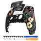 eXtremeRate Replacement Front Housing Shell with Touchpad Compatible with PS5 Controller BDM-010/020/030/040/050 - Mysterious Garden