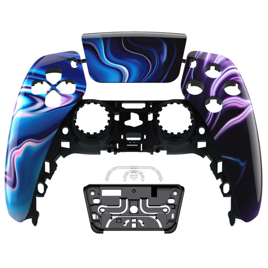 eXtremeRate Replacement Front Housing Shell with Touchpad Compatible with PS5 Controller BDM-010/020/030/040/050 - Origin of Chaos