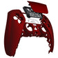 eXtremeRate Replacement Front Housing Shell with Touchpad Compatible with PS5 Controller BDM-010/020/030/040/050 - Scarlet Red