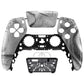 eXtremeRate Replacement Front Housing Shell with Touchpad Compatible with PS5 Controller BDM-010/020/030/040/050 - Silver Wave
