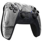 eXtremeRate Replacement Front Housing Shell with Touchpad Compatible with PS5 Controller BDM-010/020/030/040/050 - Silver Wave