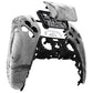 eXtremeRate Replacement Front Housing Shell with Touchpad Compatible with PS5 Controller BDM-010/020/030/040/050 - Silver Wave