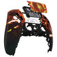 eXtremeRate Replacement Front Housing Shell with Touchpad Compatible with PS5 Controller BDM-010/020/030/040/050 - The Great Flaming Overlord