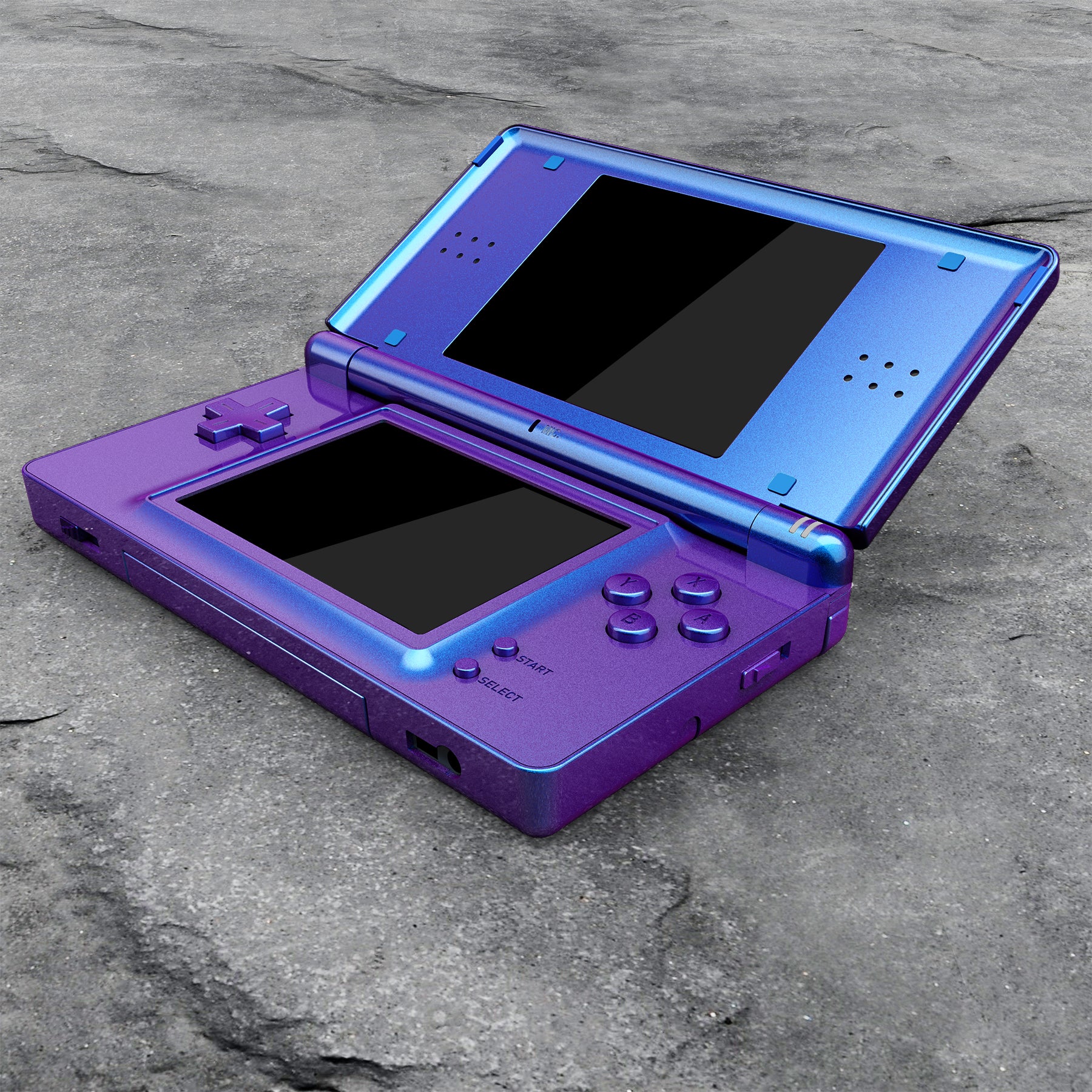 eXtremeRate Chameleon Purple Blue Replacement Full Housing Shell