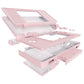 eXtremeRate Replacement Full Housing Shell & Buttons with Screen Lens for Nintendo DS Lite NDSL - Cherry Blossoms Pink