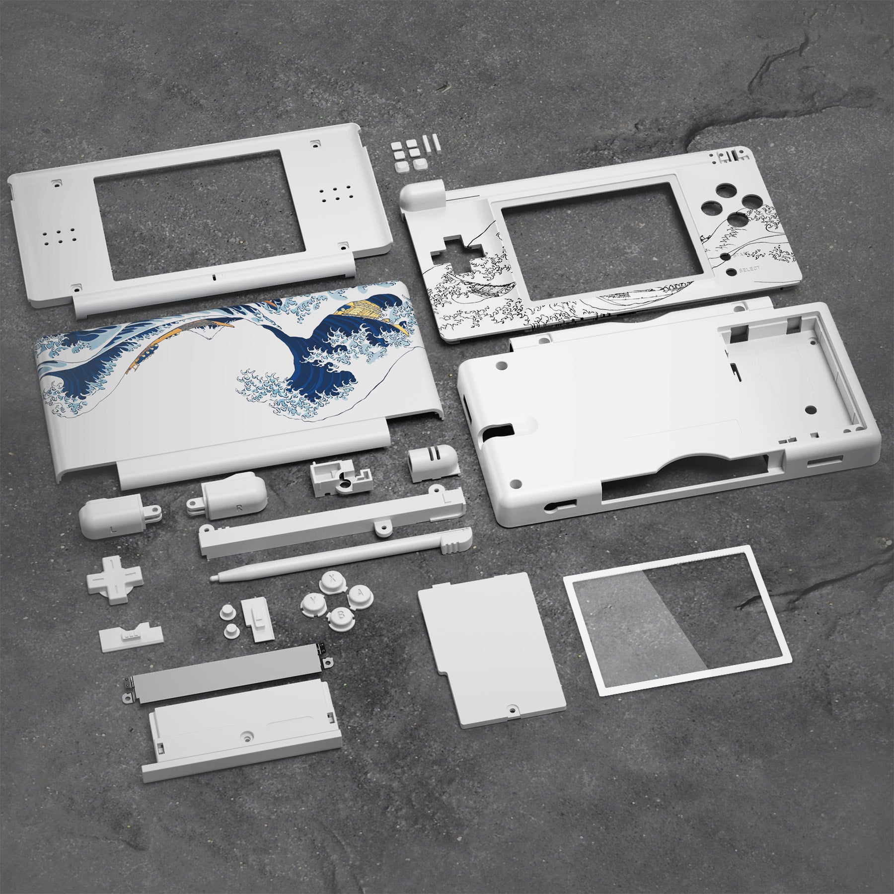 eXtremeRate The Great Wave Replacement Full Housing Shell for
