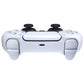 eXtremeRate Replacement Full Set Buttons Compatible with PS5 Controller BDM-030/040/050 - Original White