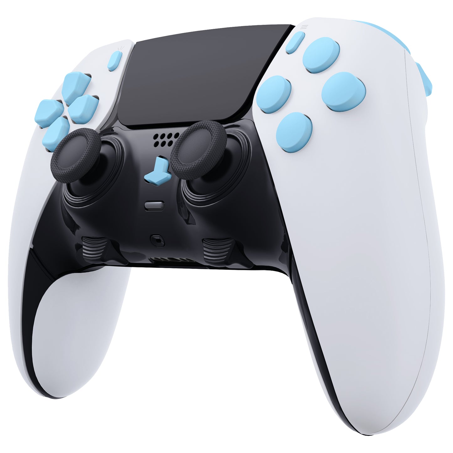 eXtremeRate Replacement Full Set Buttons Compatible with PS5 Edge Controller - Heaven Blue