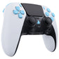 eXtremeRate Replacement Full Set Buttons Compatible with PS5 Edge Controller - Heaven Blue