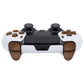 eXtremeRate Replacement Full Set Buttons Compatible with PS5 Edge Controller - Wood Grain