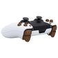 eXtremeRate Replacement Full Set Buttons Compatible with PS5 Edge Controller - Wood Grain