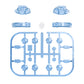eXtremeRate Replacement Full Set Buttons for Joycon of NS Switch - Crystal Clear Light Blue