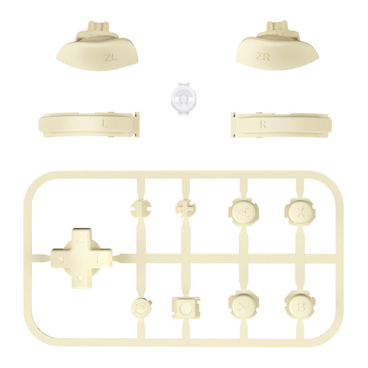 eXtremeRate Replacement Full Set Buttons for NS Switch Lite - Antique Yellow