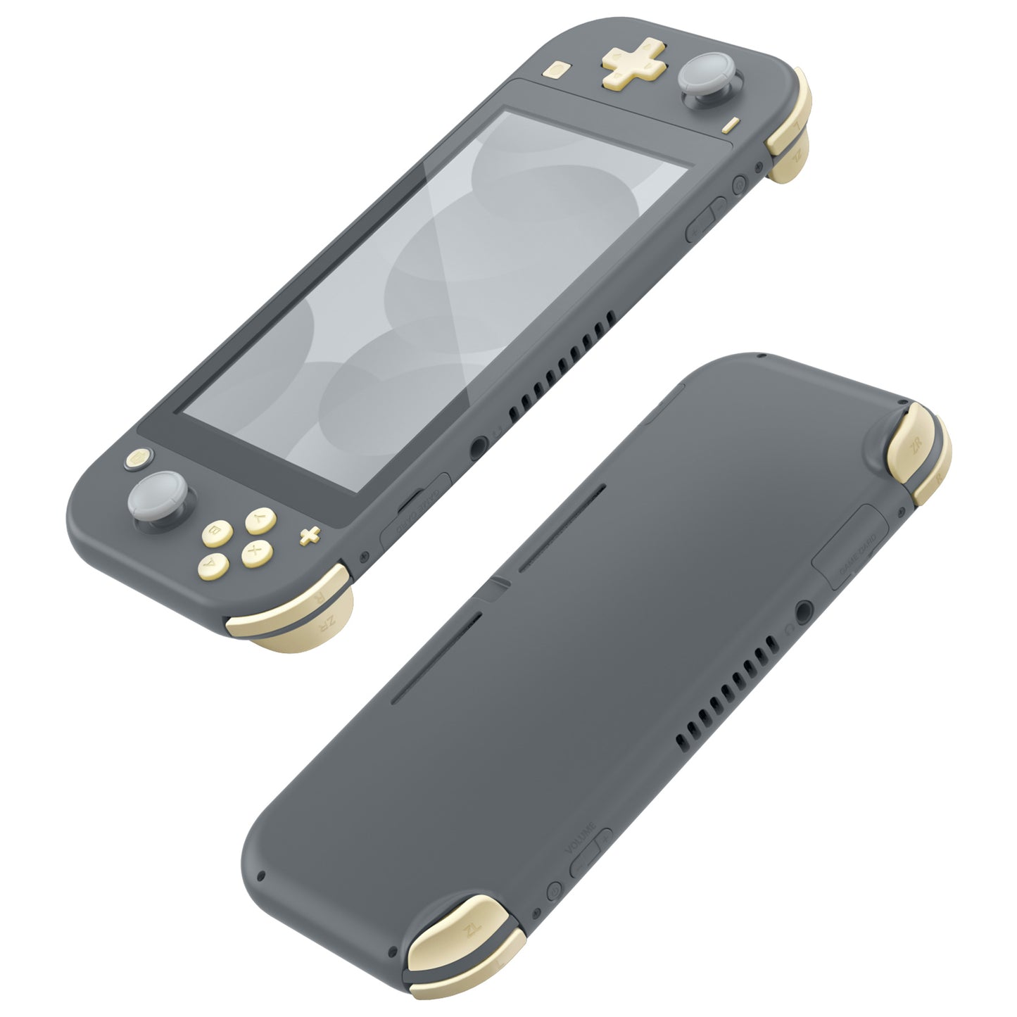 eXtremeRate Replacement Full Set Buttons for NS Switch Lite - Antique Yellow