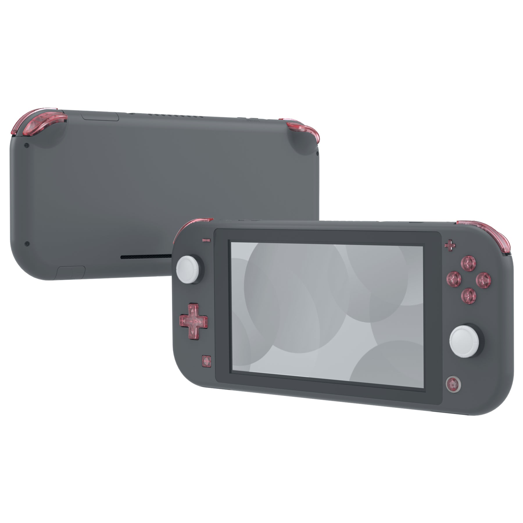 eXtremeRate Cherry Pink Replacement ABXY Home Capture Plus Minus