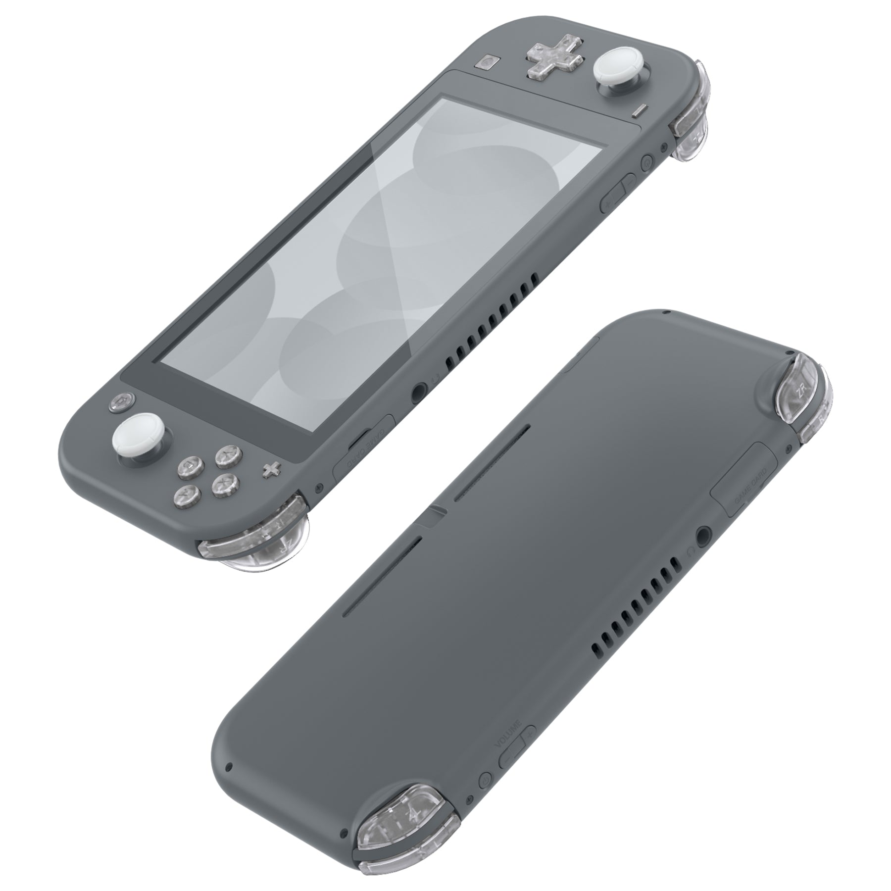 eXtremeRate Clear Replacement ABXY Home Capture Plus Minus Keys