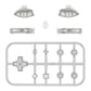 eXtremeRate Replacement Full Set Buttons for NS Switch Lite - Clear Black