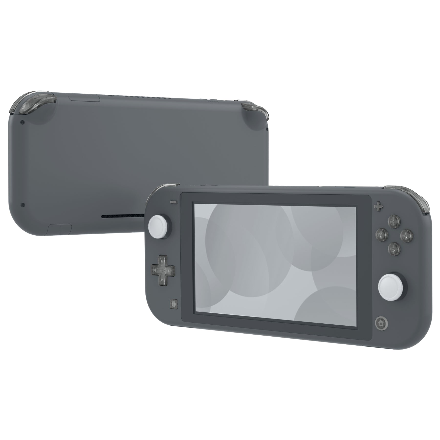 Nintendo Switch Lite ダーククリア Amazon.com: eXtremeRate Clear Black DIY Replacement Shell for