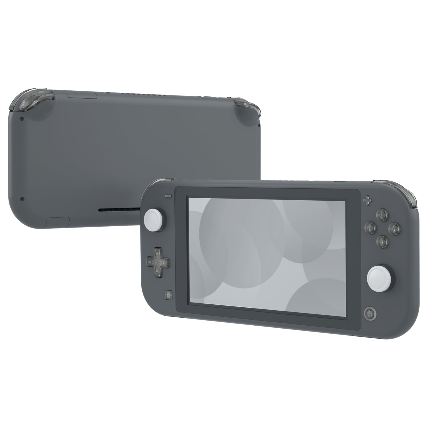eXtremeRate Replacement Full Set Buttons for NS Switch Lite - Clear Black