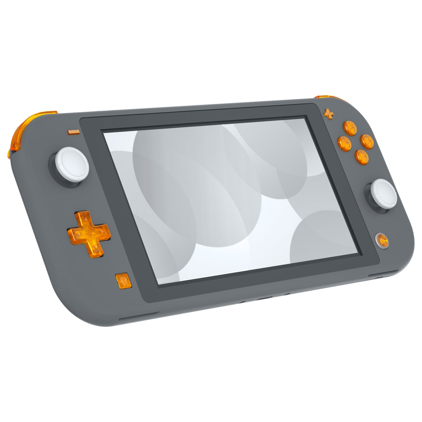 eXtremeRate Replacement Full Set Buttons for NS Switch Lite - Clear Orange