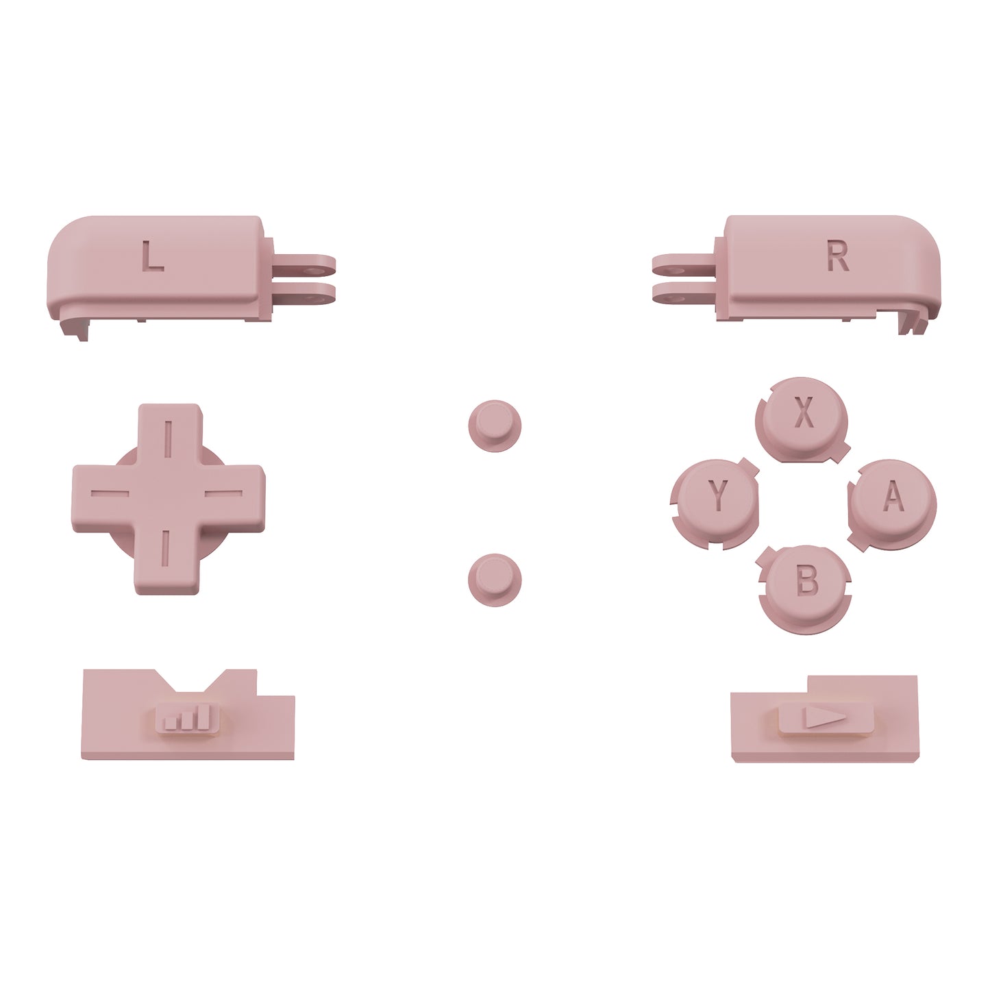 eXtremeRate Replacement Full Set Buttons for Nintendo DS Lite NDSL - Cherry Blossoms Pink eXtremeRate