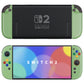 eXtremeRate DIY Replacement Full Set Shell Case with Buttons for Joycon 2 of Nintendo Switch 2 - Deluxe Version - Matcha Green