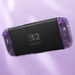 eXtremeRate DIY Replacement Full Set Shell Case with Buttons for Joycon 2 of Nintendo Switch 2 - Deluxe Version - Clear Atomic Purple