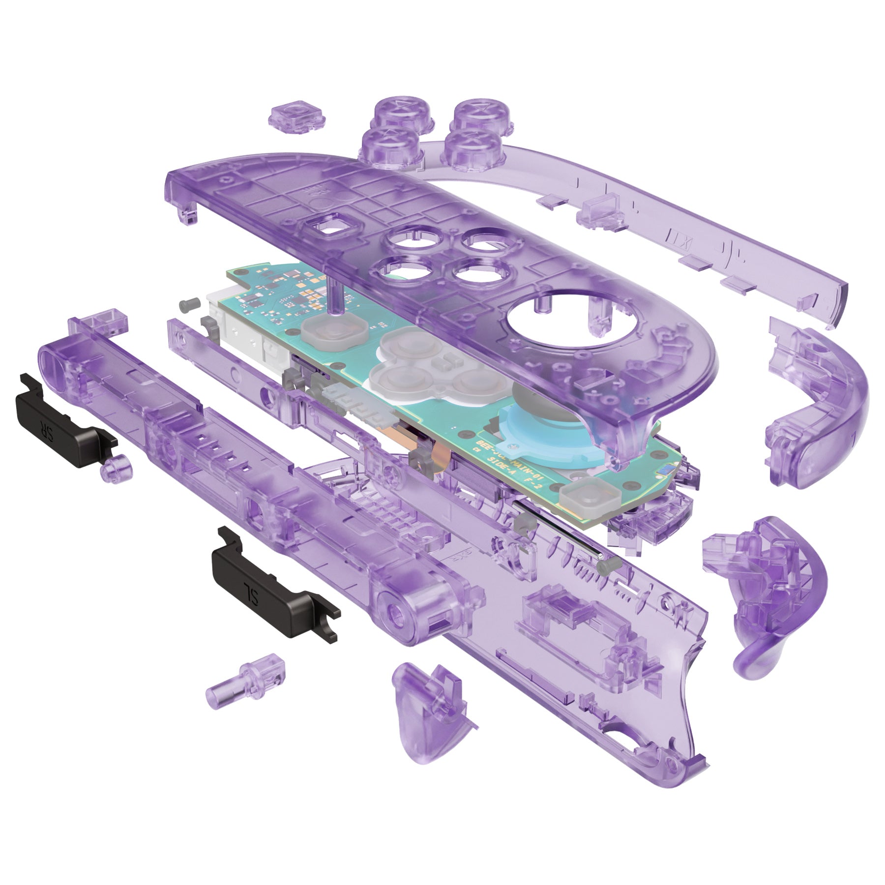 eXtremeRate DIY Replacement Full Set Shell Case with Buttons for