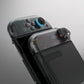 eXtremeRate DIY Replacement Full Set Shell Case with Buttons for Joycon 2 of Nintendo Switch 2 - Deluxe Version - Clear Slate Black