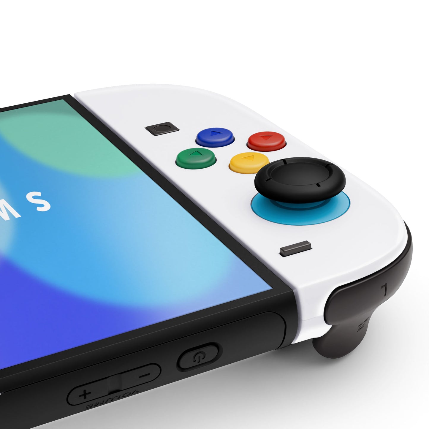 eXtremeRate DIY Replacement Full Set Shell Case with Buttons for Joycon 2 of Nintendo Switch 2 - Deluxe Version - White