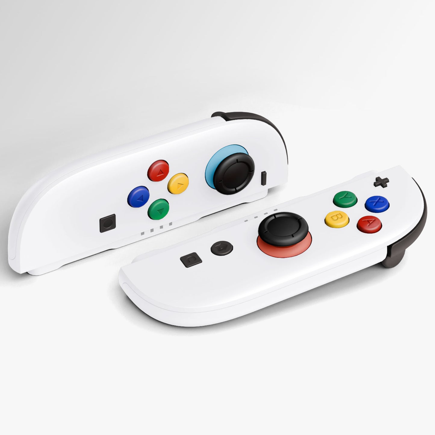 eXtremeRate DIY Replacement Full Set Shell Case with Buttons for Joycon 2 of Nintendo Switch 2 - Deluxe Version - White