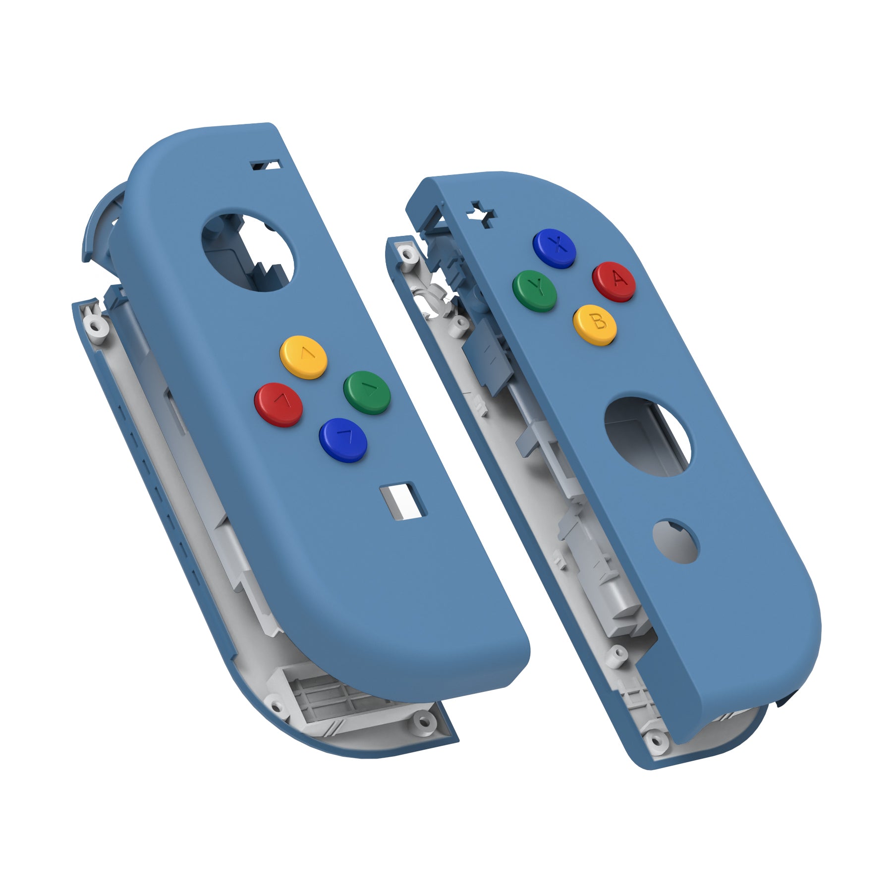 eXtremeRate Soft Touch Airforce Blue for Joycon Handheld