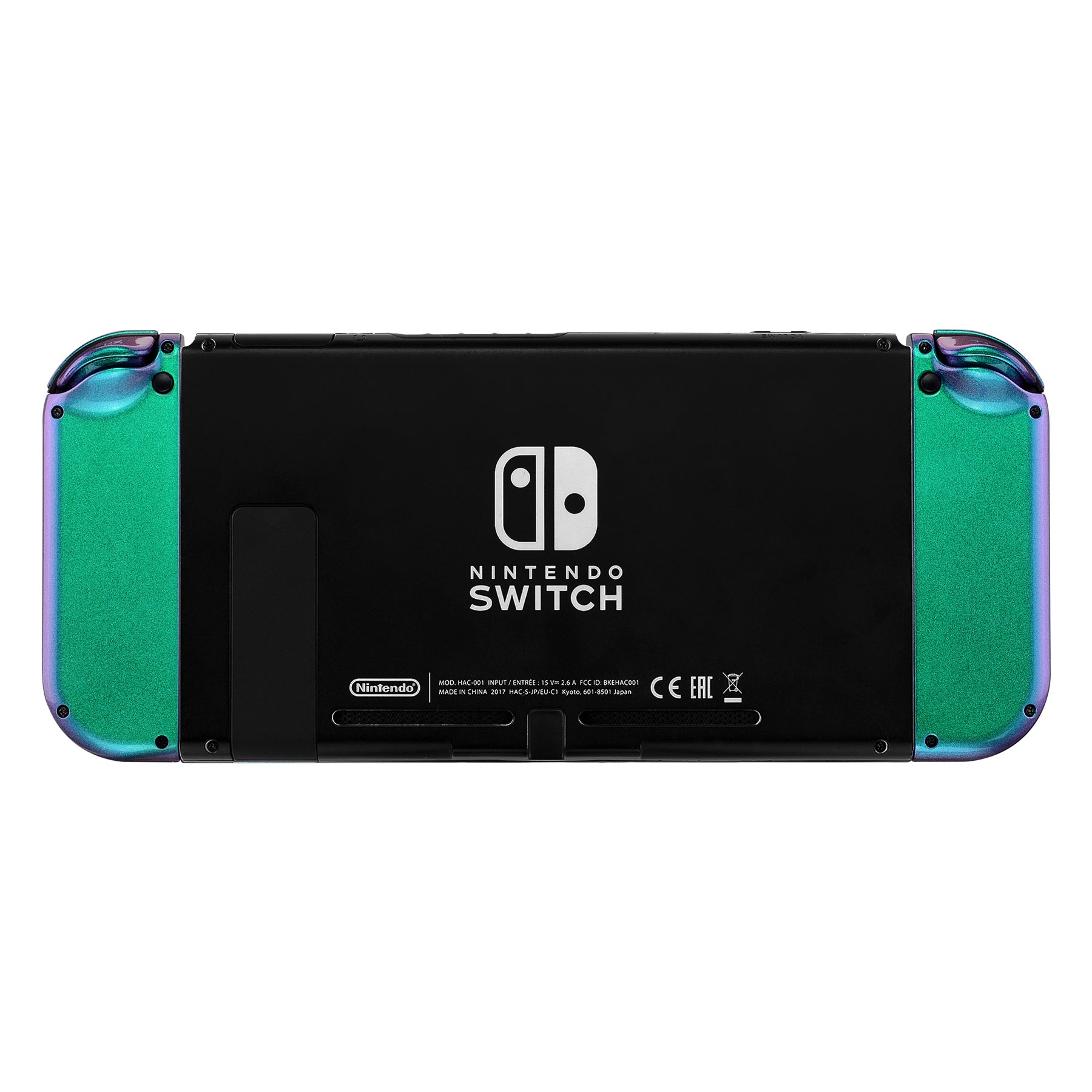 eXtremeRate Chameleon Green Purple for Joycon Handheld Controller
