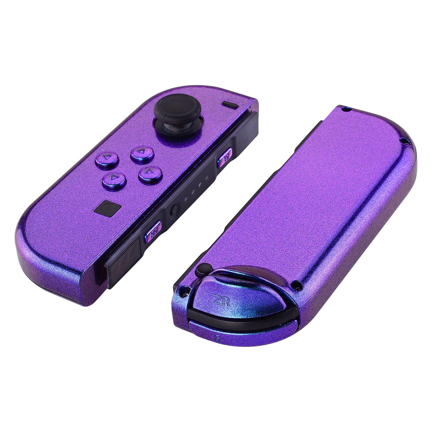 eXtremeRate Chameleon Purple Blue for Joycon Handheld Controller