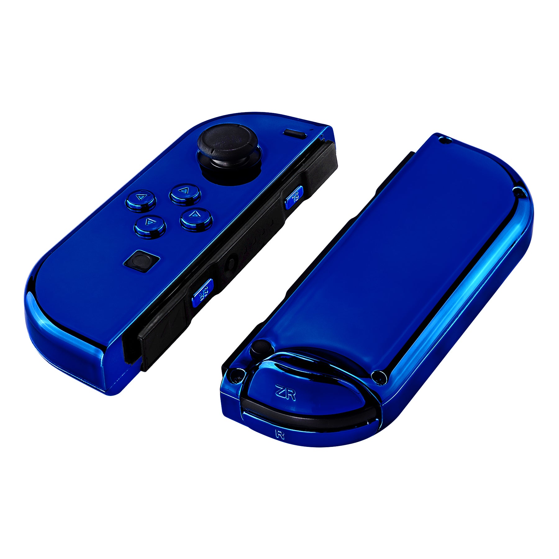 eXtremeRate Chrome Blue for Joycon Handheld Controller Housing