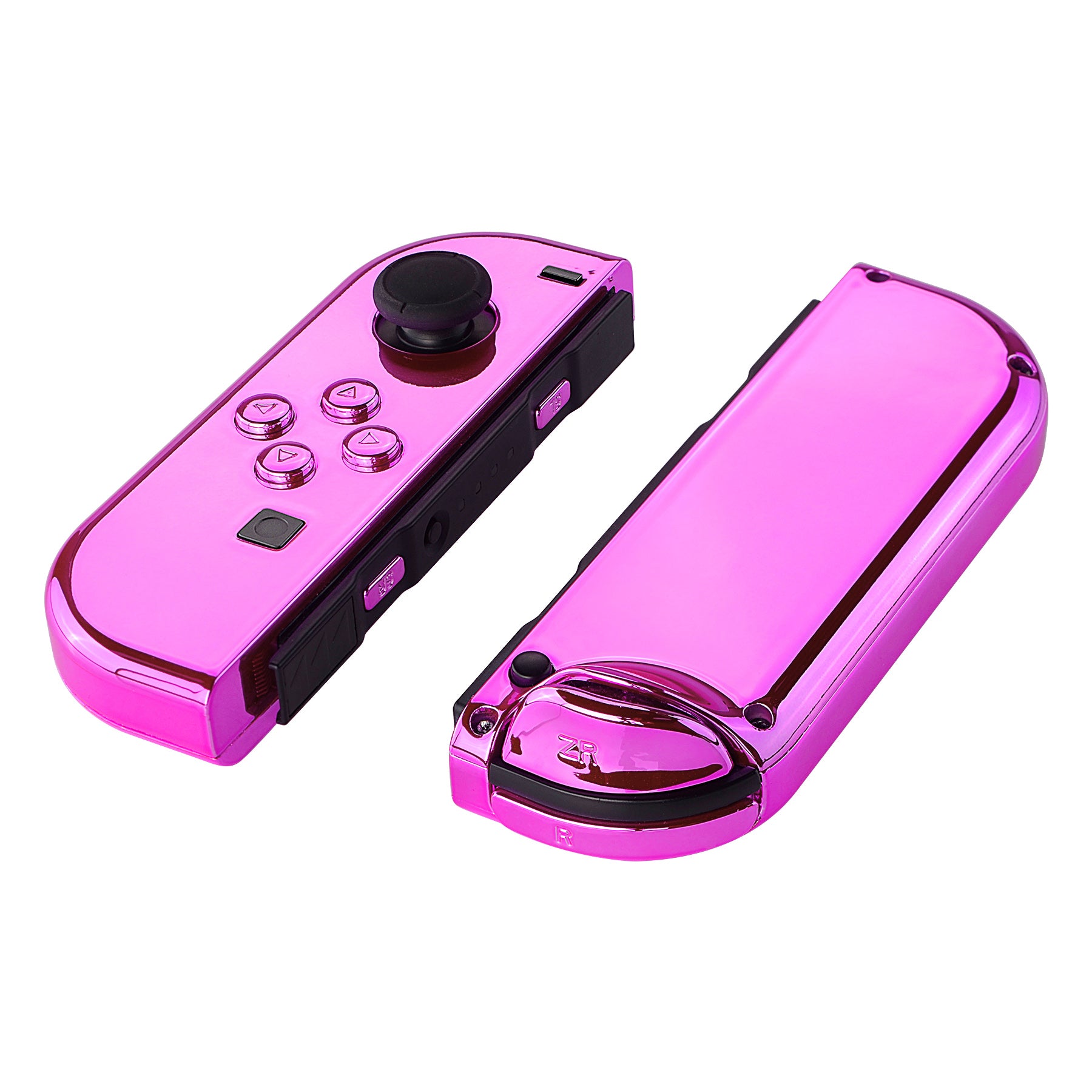 eXtremeRate Chrome Pink Glossy for Joycon Handheld Controller