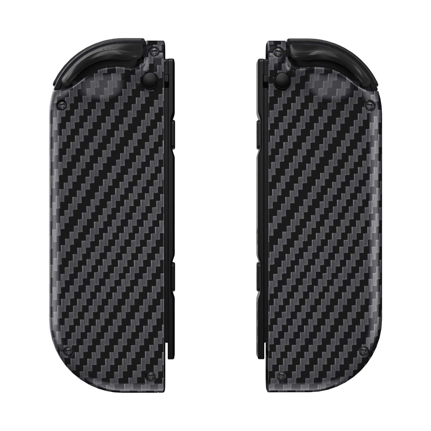 eXtremeRate Graphite Carbon Fiber Patterned for Joycon Handheld