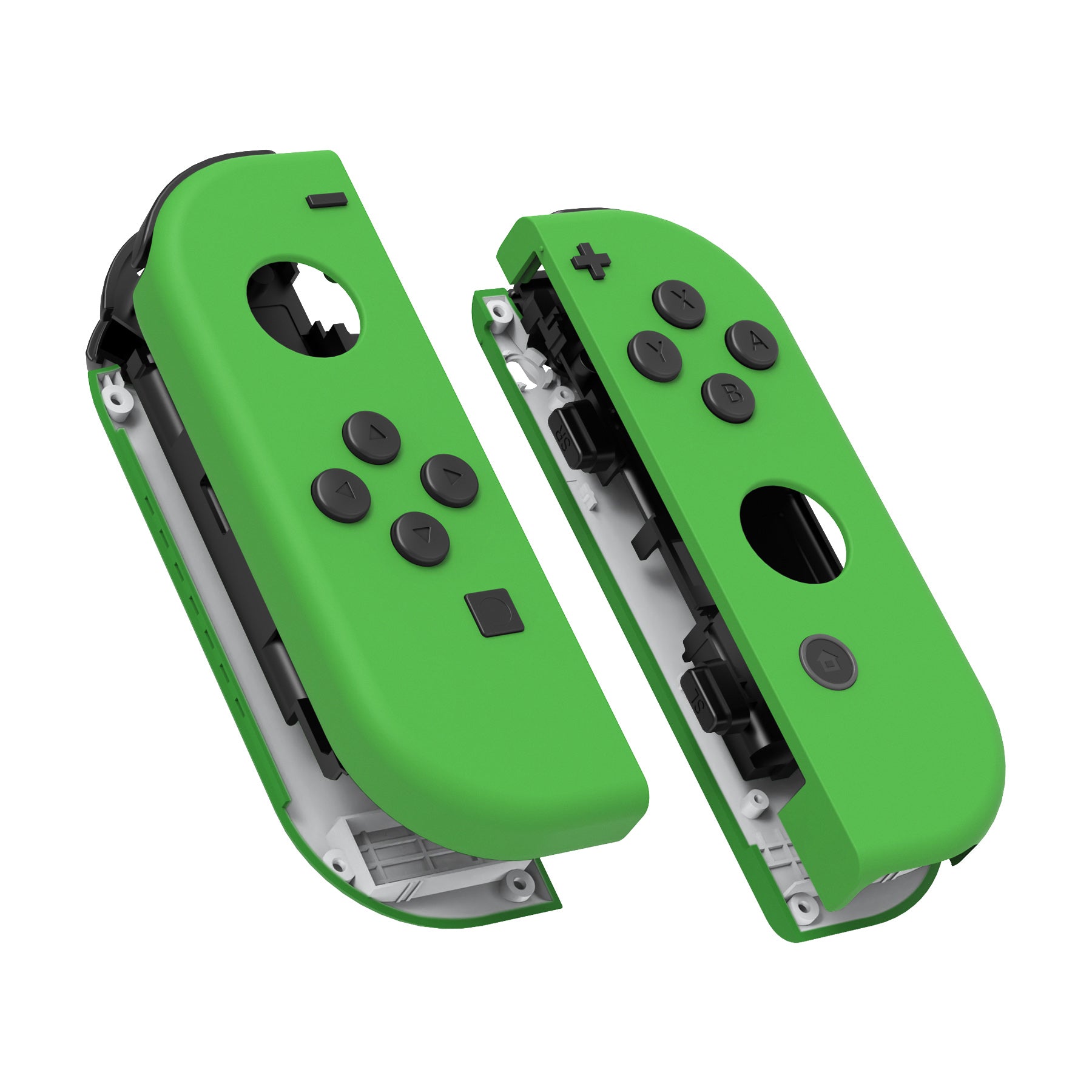 eXtremeRate Soft Touch Grip Green for Joycon Handheld Controller