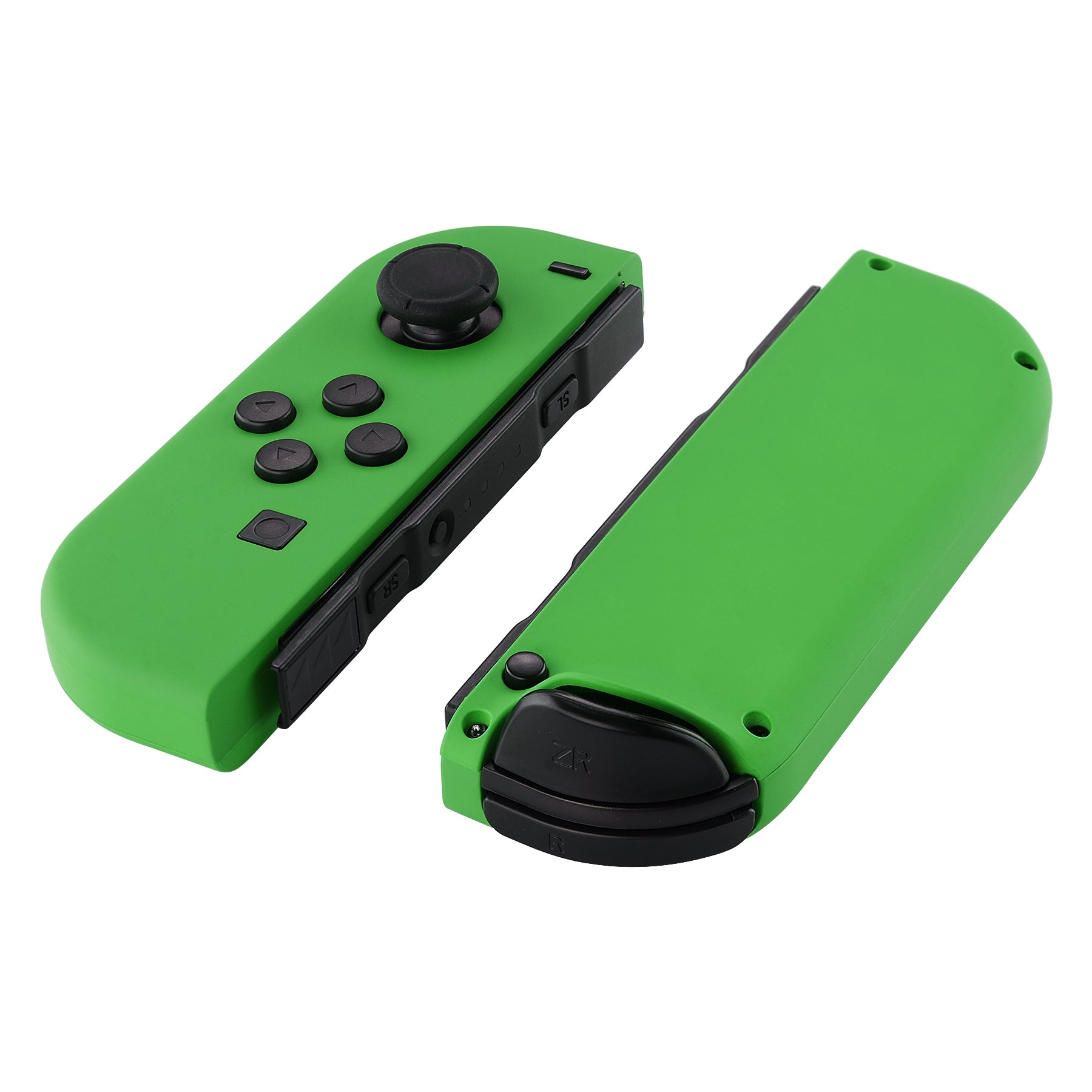 eXtremeRate Soft Touch Grip Green for Joycon Handheld Controller