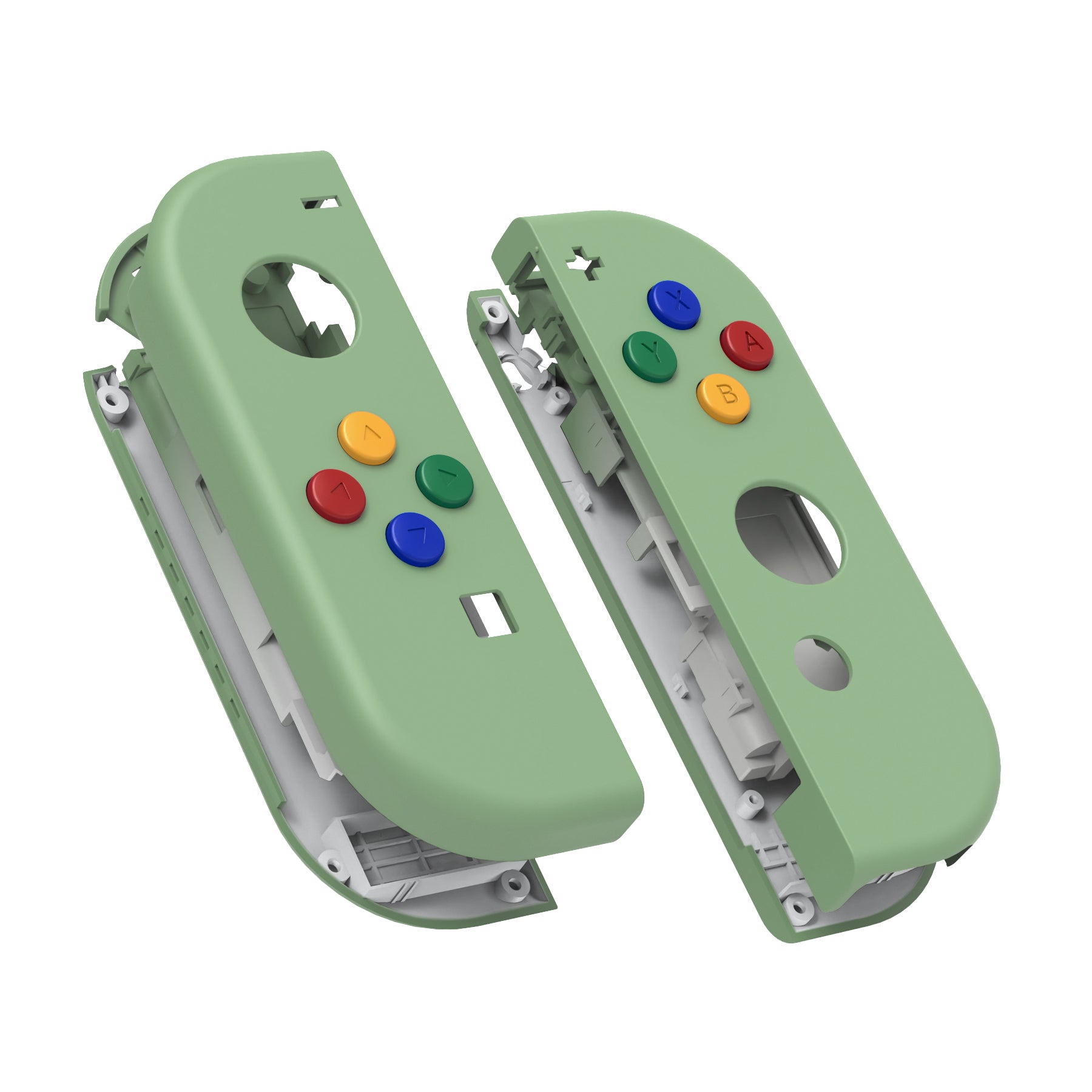 eXtremeRate Soft Touch Matcha Green for Joycon Handheld Controller