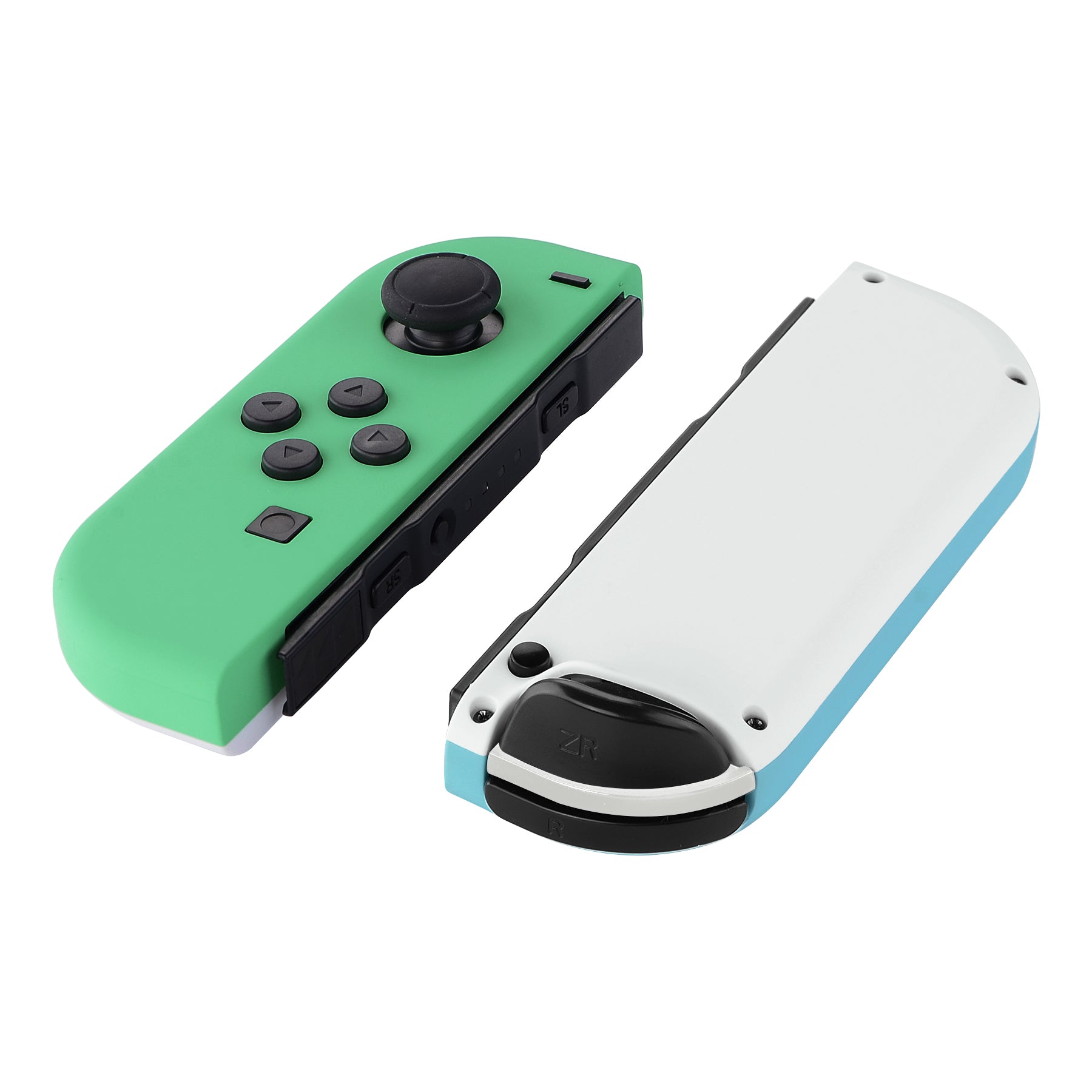 eXtremeRate Grip Mint Green & Heaven Blue for Joycon Handheld