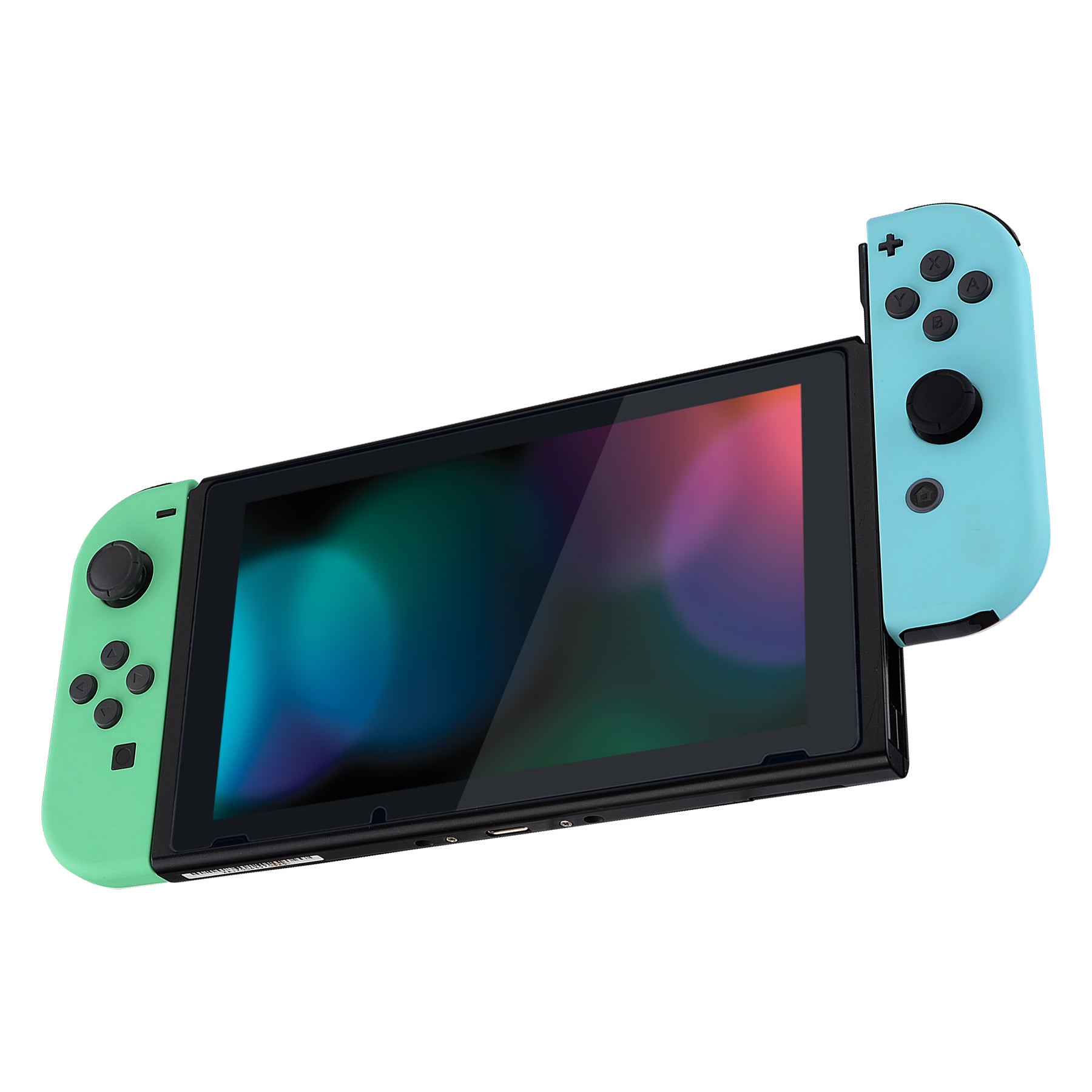 eXtremeRate Grip Mint Green & Heaven Blue for Joycon Handheld