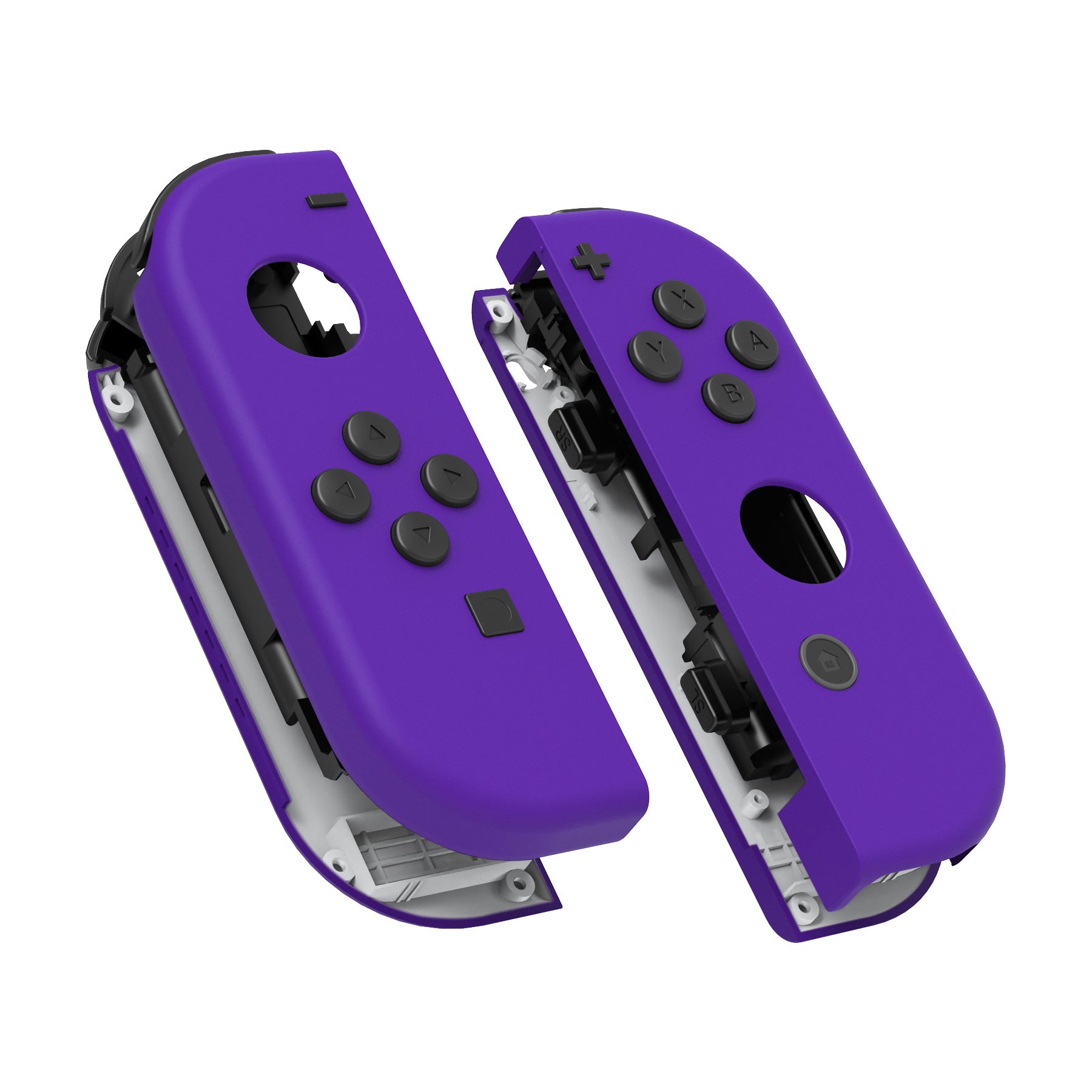 eXtremeRate Soft Touch Grip Purple for Joycon Handheld Controller